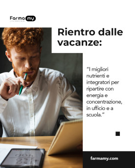 Rientro in ufficio e a scuola: i migliori nutrienti e integratori per energia e concentrazione