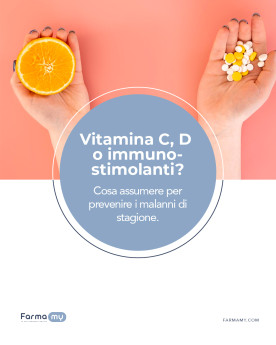 Vitamina C, D o integratori immunostimolanti? Cosa assumere per prevenire i malanni di stagione.
