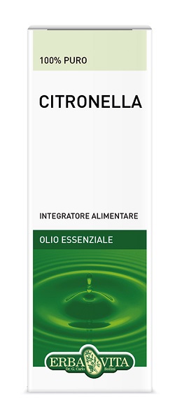 Erba Vita Oli Essenziali Olio Essenziale Citronella Stress Ansia Sonno 10 ml