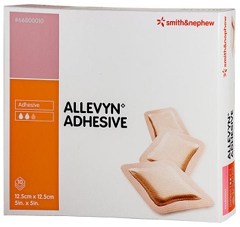 Allevyn Adhesive medicazione idrocellulare 12,5x12,5 10 pezzi **