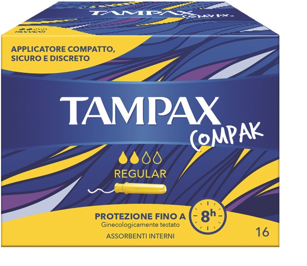 TAMPAX COMPAK*REGULAR 16P