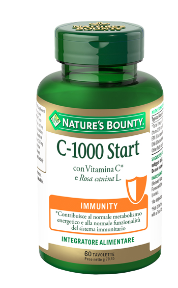 Nature's C-1000 Start integratore a base di vitamina C 60 Tavolette
