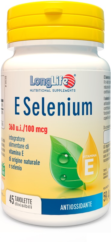 Longlife E Selenium Integratore antiossidante 45 Tavolette