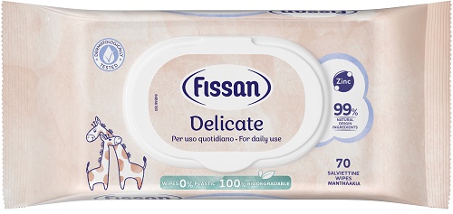 Fissan Salviettine delicate NEW 70 pezzi