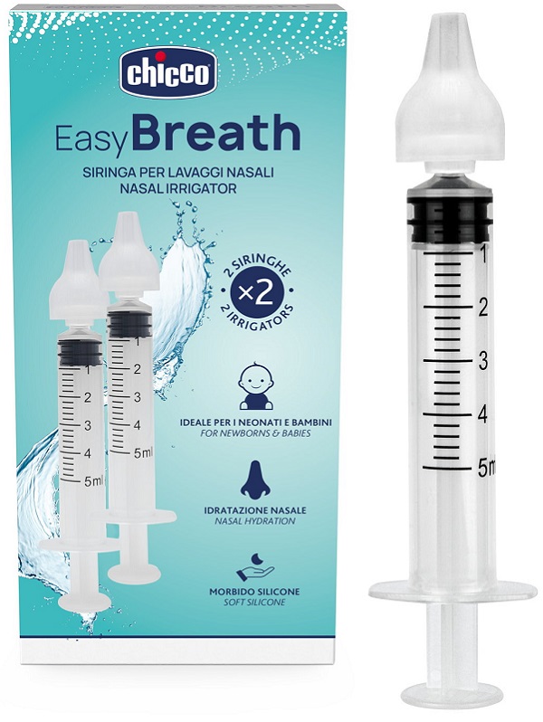 Chicco Easy Breath Siringa Nasale per Lavaggi 2 pezzi **