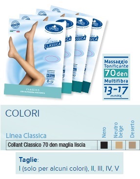 Sauber Collant 70 Denari  Neutro Taglia 5 Linea Charme **