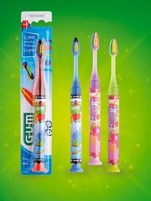GUM Spazzolino Per Bambini Con Luce Lampeggiante 1 Pezzo