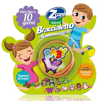Zcare Natural Baby Braccialetto allontana zanzare 1 Pezzo