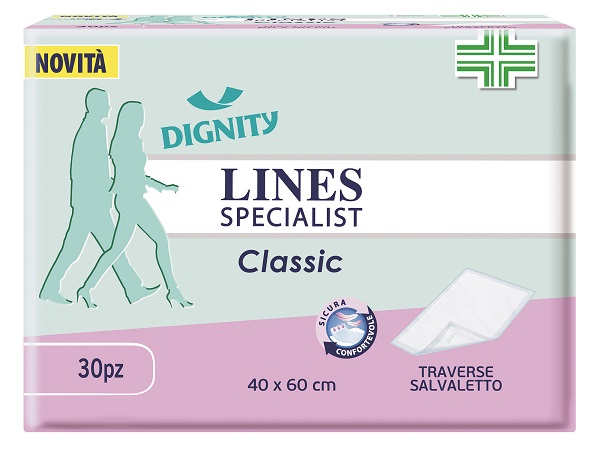 Fater Traversa Per Incontinenza Lines Specialist Classic 40x60 Cm 30 Pezzi **