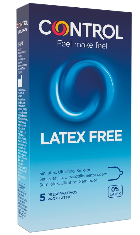 Control New Latex Free Profilattico 5 pezzi **