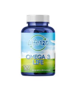 Life 120 Omega 3 integratore alimentare 120 Perle 