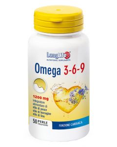 LongLife Omega 3-6-9 Integratore Acidi Grassi 50 Perle 