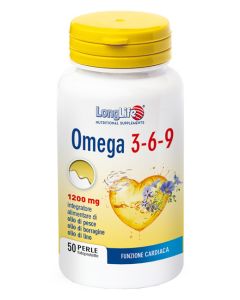 LongLife Omega 3-6-9 Integratore Acidi Grassi 50 Perle 