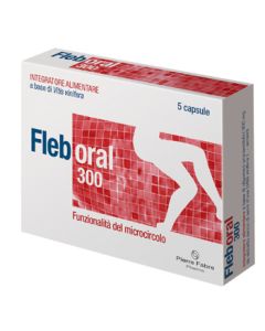 Fleboral 300 integratore per il microcircolo 5 capsule 