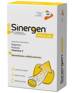Sinergen Minerale integratore magnesio e potassio gusto Arancia 20 compresse 