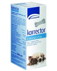 Formevet Korrector Crescita integratore nutrizionale cani e gatti 220 ml