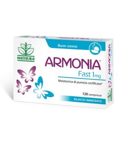Armonia Fast integratore a base di melatonina 120 compresse 