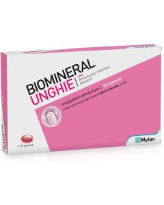 Biomineral Unghie integratore con aminoacidi, vitamine e minerali 30 capsule 