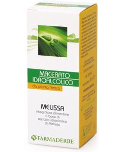 Farmaderbe melissa macerato idroalcolico integratore rilassamento 50ml
