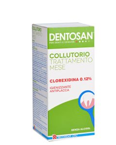 Dentosan colluttorio trattamento mensile con Clorexidina 0,12% 500 ml