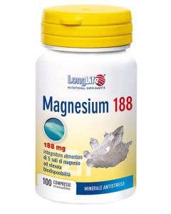 LongLife Magnesium 188 Integratore magnesio 100 Compresse 