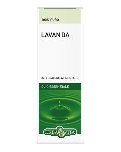 Erba Vita olio essenziale Lavanda integratore rilassante per l'umore 10 ml