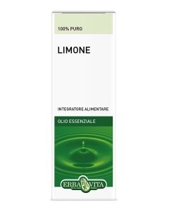 Erba Vita Olio Essenziale Limone Integratore Antibatterico e Depurativo 10 ml 