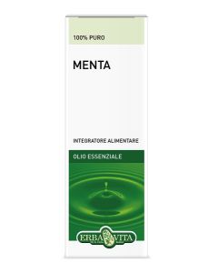 Erba Vita Olio Essenziale Menta Piperita Integratore Gas Intestinali 10 Ml 