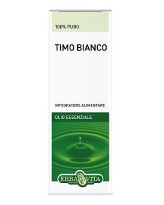 Erba Vita Olio Essenziale Timo Bianco Integratore Balsamico 10 ml