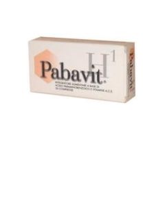 Pabavit H1 integratore a base di Acido Para-Amminobenzoico e Vitamine A, C ed E 30 compresse 