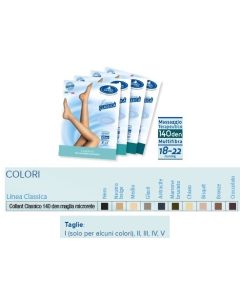 Sauber Linea Classica Collant 140 Denari Neutro Beige Taglia 2 **