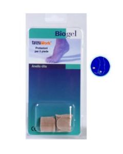 Biogel Anello Protezione Dita dei Piedi Taglia S 2 Pezzi 