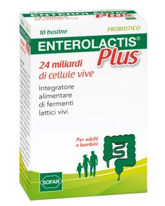 Enterolactis Plus fermenti lattici 10 bustine 