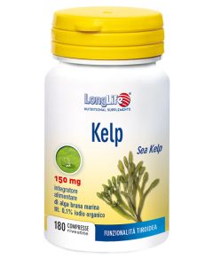 LongLife Kelp Alga Bruna Integratore di Iodio 180 Compresse