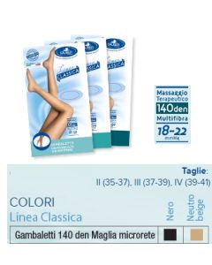 Sauber Gambaletto 140 Denari Neutro Taglia 3 Linea Classica **