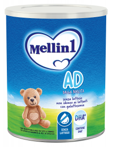Mellin 1 AD Latte in polvere senza lattosio 400 Gr 