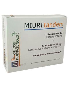 Miuri Tandem trattamento antinfiammatorio apparato genito-urinario 12 bustine + 12 capsule 