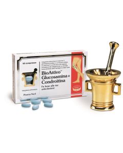 BioAttivo Glucosamina+Condroitina integratore per la cartilagine 60 compresse 