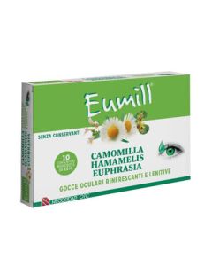 Eumill Camomilla Gocce Oculari Rinfrescanti e Lenitive 10 Flaconcini Monodose **