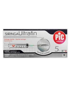 Pic Siringa Ultrafine Sterile da 5 ml 10 Pezzi **