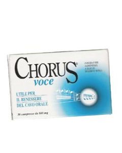 Chorus voce integratore voce afonia raucedine 30 compresse 