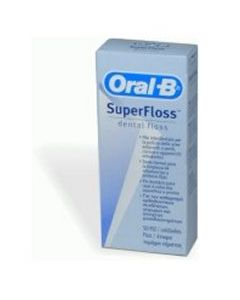 Oral-B Superfloss Filo Interdentale ponti apparecchi ortodontici 50 fili