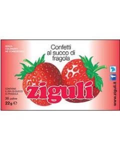 Zigulì fragola 36 confetti 22 gr 