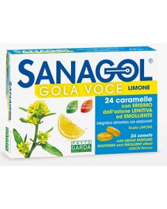 Phyto Garda Sanagol Gola Voce Gusto Limone 24 Caramelle 
