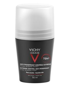 Vichy Homme Deodorante Anti-traspirante 72h Roll-On 50 ml 