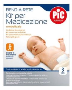 Pic Benda A Rete Kit Per Medicazione Ombelicale 3 Reti + 3 kit **