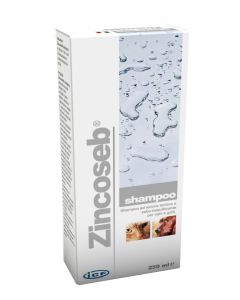 Zincoseb shampoo lenitivo seboriequilibrante per cani e gatti 250 ml