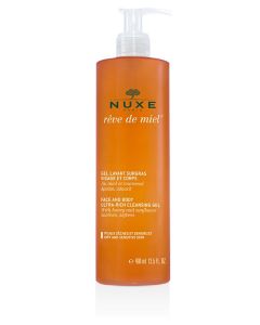 Nuxe Reve De Miel gel detergente viso e corpo flacone 400ml 