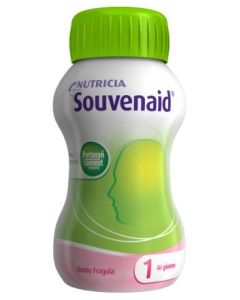 Souvenaid alimento a fini speciali gusto fragola 4X125 ml 