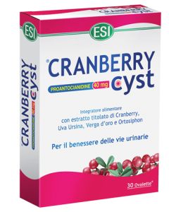 Esi Cranberry Cyst Integratore per le Vie Urinarie 30 Ovalette 